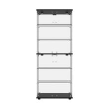 Kieran 4 Door Glass Display Cabinet with LED
